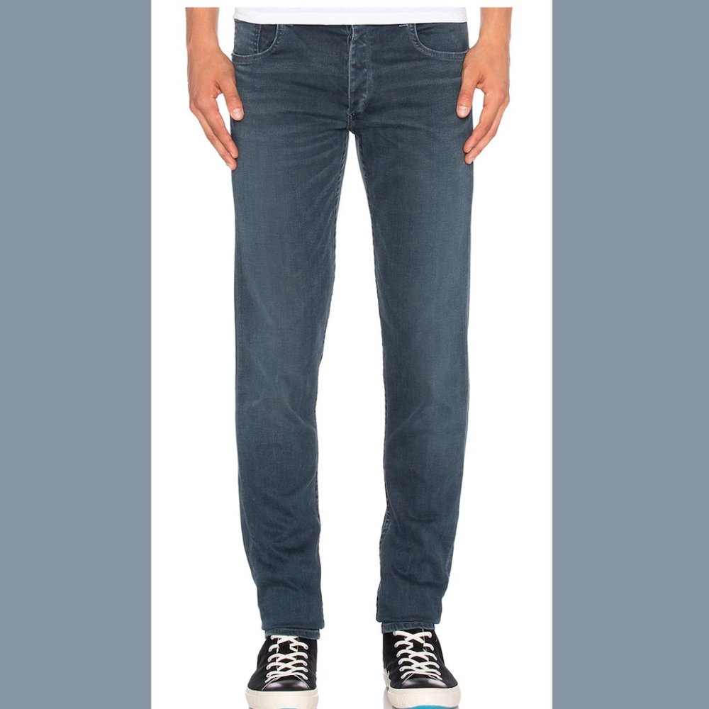 rag & bone Men's Skinny Jeans - Dark Blue